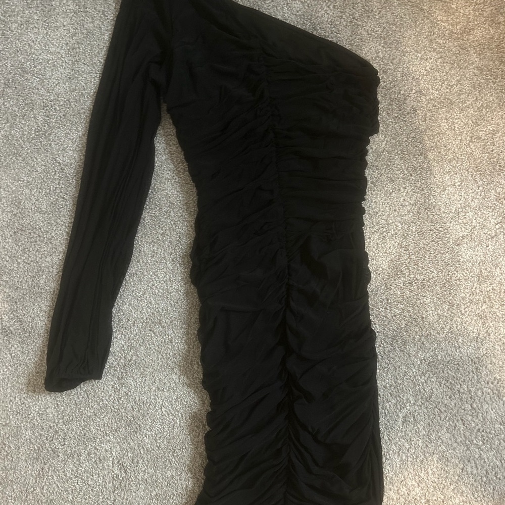 Black cocktail dress